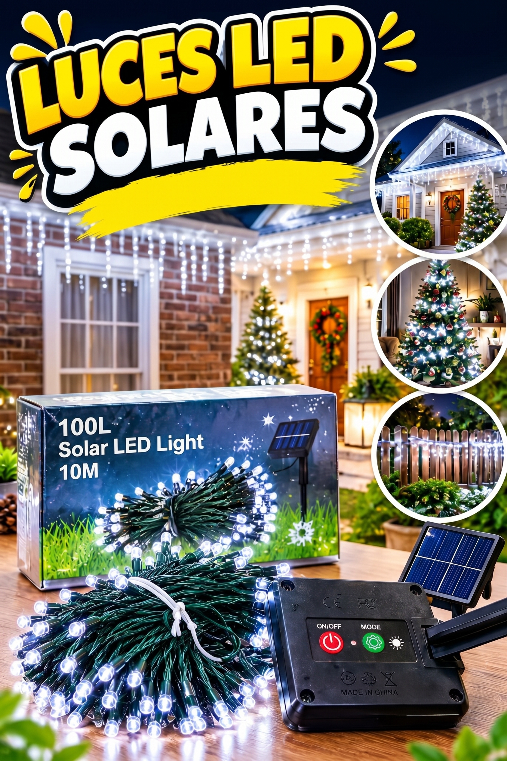 ✨☀️ SERIE SOLAR 100 FOCOS ☀️✨