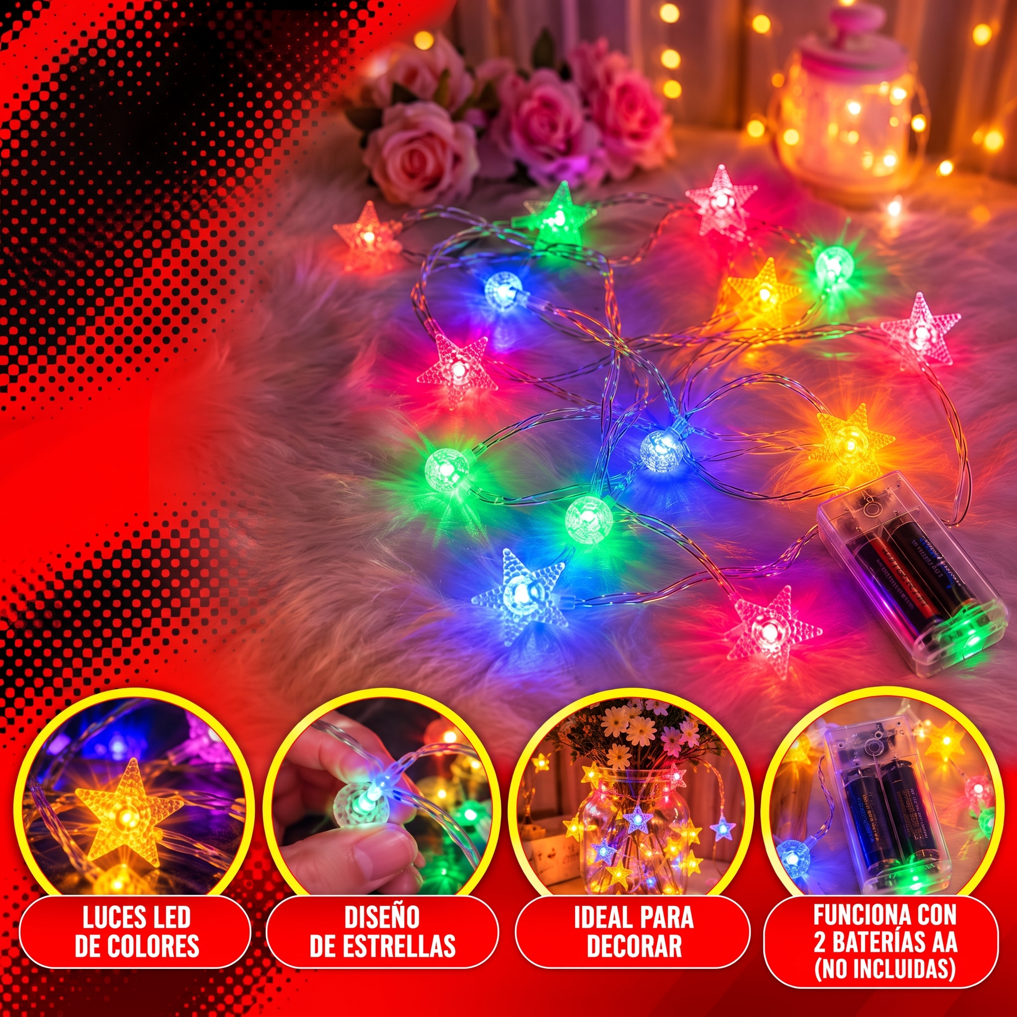 ⭐🌈 SERIE DE ESTRELLAS MULTICOLOR 🌈⭐